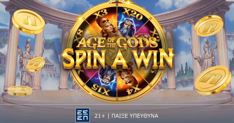 Age of Gods Spin A Win: Το βουνό των… θεών στο live casino της Novibet