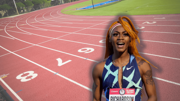 richardson 100m usa world record